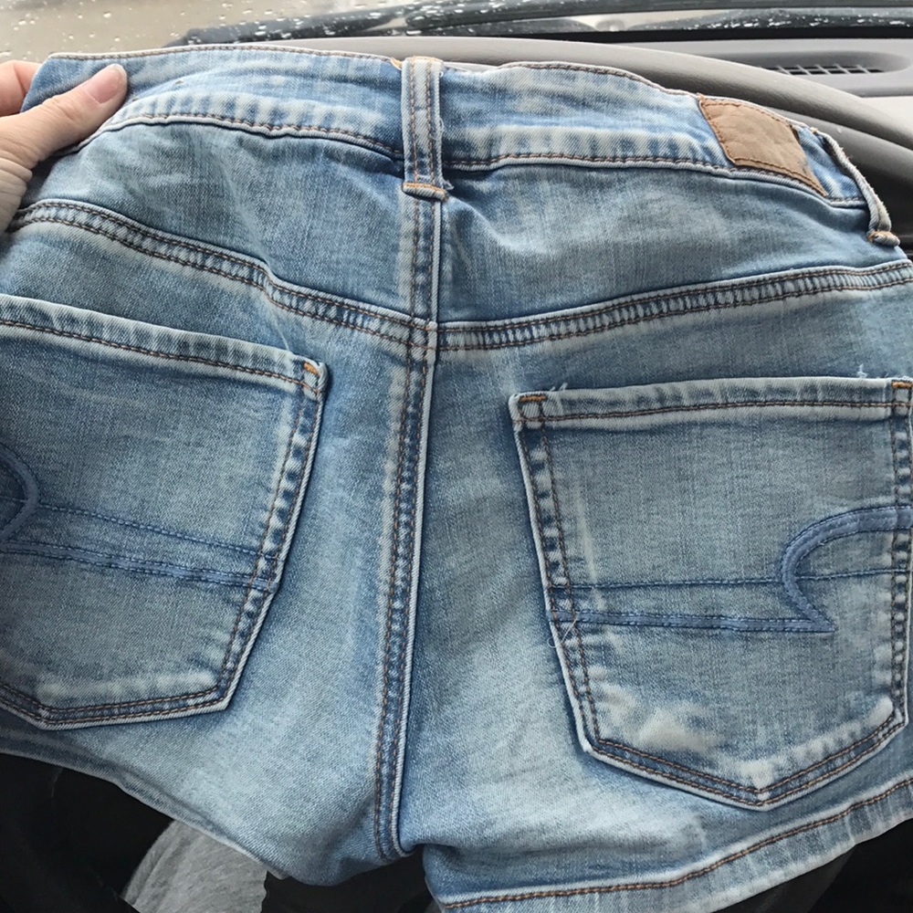AMERICAN EAGLE JEAN SHORTS SUPER SUPER STRETCH